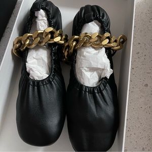 Stella McCartney ballet flats with chain